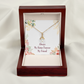To My Sister Always My Sister Forever My Friend Alluring Ribbon Necklace Message Card-Express Your Love Gifts