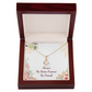 To My Sister Always My Sister Forever My Friend Alluring Ribbon Necklace Message Card-Express Your Love Gifts