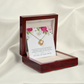 To My Sister Angel is Not Invisible Infinity Knot Necklace Message Card-Express Your Love Gifts