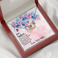 To My Sister Connected by Heart Inseparable Necklace-Express Your Love Gifts