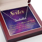 To My Sister For One Another Custom Name Necklace-Express Your Love Gifts