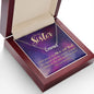 To My Sister For One Another Custom Name Necklace-Express Your Love Gifts