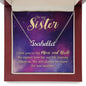 To My Sister For One Another Custom Name Necklace-Express Your Love Gifts
