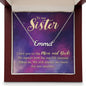 To My Sister For One Another Custom Name Necklace-Express Your Love Gifts