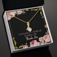 To My Sister Friendship to Life Alluring Ribbon Necklace Message Card-Express Your Love Gifts