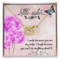 To My Sister I Smile Because You Are My Sister Inseparable Necklace-Express Your Love Gifts
