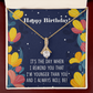 To My Sister I Will Always Will Be Alluring Ribbon Necklace Message Card-Express Your Love Gifts