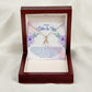 To My Sister-In-Law I Know You Now as My Bonus Sister Alluring Ribbon Necklace Message Card-Express Your Love Gifts