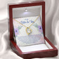 To My Sister-In-Law I Know You Now as My Bonus Sister Forever Necklace w Message Card-Express Your Love Gifts
