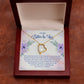 To My Sister-In-Law I Know You Now as My Bonus Sister Forever Necklace w Message Card-Express Your Love Gifts