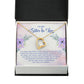 To My Sister-In-Law I Know You Now as My Bonus Sister Forever Necklace w Message Card-Express Your Love Gifts