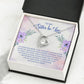 To My Sister-In-Law I Know You Now as My Bonus Sister Forever Necklace w Message Card-Express Your Love Gifts