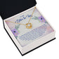 To My Sister-In-Law I Know You Now as My Bonus Sister Infinity Knot Necklace Message Card-Express Your Love Gifts