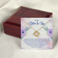 To My Sister-In-Law I Know You Now as My Bonus Sister Infinity Knot Necklace Message Card-Express Your Love Gifts