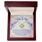 To My Sister-In-Law I Know You Now as My Bonus Sister Infinity Knot Necklace Message Card-Express Your Love Gifts