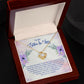 To My Sister-In-Law I Know You Now as My Bonus Sister Infinity Knot Necklace Message Card-Express Your Love Gifts