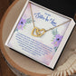 To My Sister-In-Law I Know You Now as My Bonus Sister Inseparable Necklace-Express Your Love Gifts