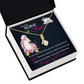 To My Sister My Dear Nurse Sister Alluring Ribbon Necklace Message Card-Express Your Love Gifts