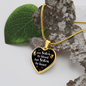 To My Sister Not Sister By Blood Necklace Stainless Steel or 18k Gold Heart 18-22"-Express Your Love Gifts
