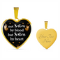 To My Sister Not Sister By Blood Necklace Stainless Steel or 18k Gold Heart 18-22"-Express Your Love Gifts