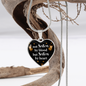 To My Sister Not Sister By Blood Necklace Stainless Steel or 18k Gold Heart 18-22"-Express Your Love Gifts