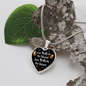To My Sister Not Sister By Blood Necklace Stainless Steel or 18k Gold Heart 18-22"-Express Your Love Gifts