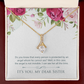To My Sister Protected by an Angel Alluring Ribbon Necklace Message Card-Express Your Love Gifts