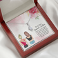 To My Sister Special Sister Alluring Ribbon Necklace Message Card-Express Your Love Gifts