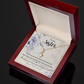 To My Sister Thank You My Unbiological Sister Alluring Ribbon Necklace Message Card-Express Your Love Gifts
