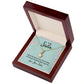 To My Sister There is No Better Friend Than a Sister Alluring Ribbon Necklace Message Card-Express Your Love Gifts