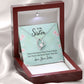 To My Sister There is No Better Friend Than a Sister Forever Necklace w Message Card-Express Your Love Gifts