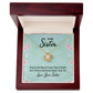 To My Sister There is No Better Friend Than a Sister Infinity Knot Necklace Message Card-Express Your Love Gifts