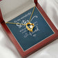 To My Sister Wonderful Sister Forever Necklace w Message Card-Express Your Love Gifts