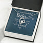 To My Sister Wonderful Sister Forever Necklace w Message Card-Express Your Love Gifts