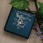 To My Sister Wonderful Sister Forever Necklace w Message Card-Express Your Love Gifts