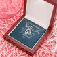To My Sister Wonderful Sister Forever Necklace w Message Card-Express Your Love Gifts