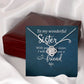 To My Sister Wonderful Sister Infinity Knot Necklace Message Card-Express Your Love Gifts