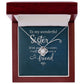 To My Sister Wonderful Sister Infinity Knot Necklace Message Card-Express Your Love Gifts