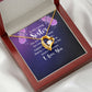To My Sister You Are Always There For Me Forever Necklace w Message Card-Express Your Love Gifts