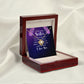 To My Sister You Are Always There For Me Infinity Knot Necklace Message Card-Express Your Love Gifts