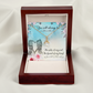 To My Sister You Will Always Be Alluring Ribbon Necklace Message Card-Express Your Love Gifts