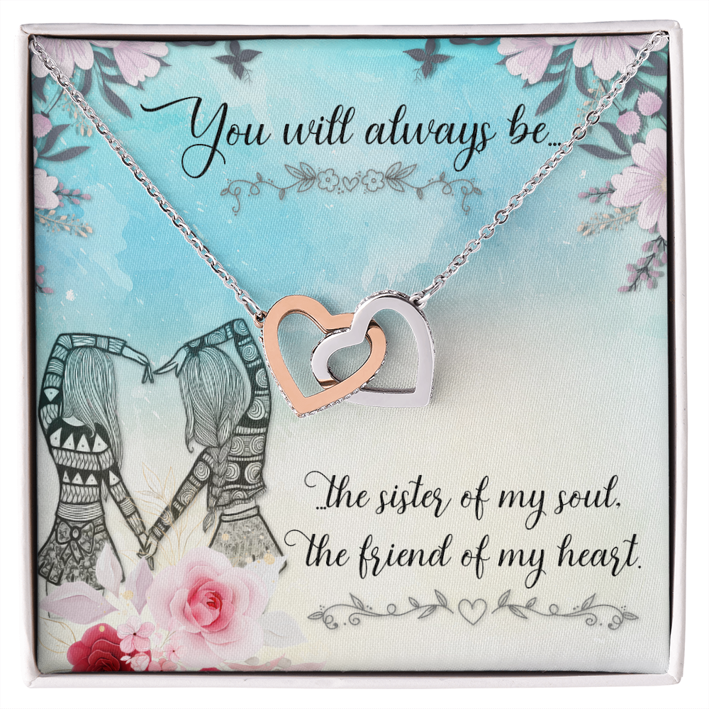 To My Sister You Will Always Be Inseparable Necklace-Express Your Love Gifts