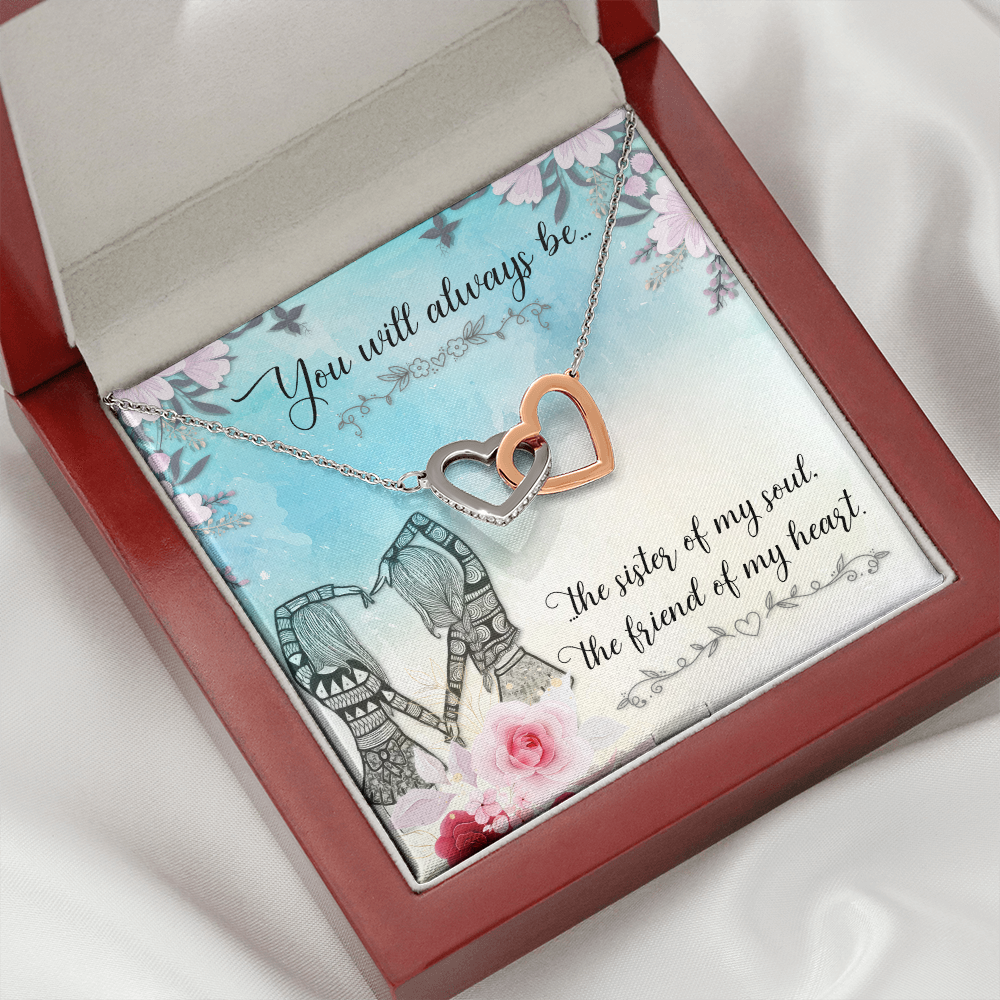 To My Sister You Will Always Be Inseparable Necklace-Express Your Love Gifts