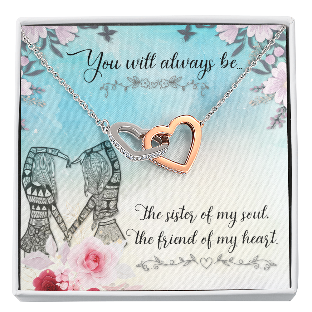 To My Sister You Will Always Be Inseparable Necklace-Express Your Love Gifts