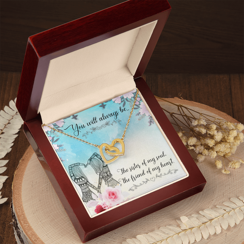 To My Sister You Will Always Be Inseparable Necklace-Express Your Love Gifts