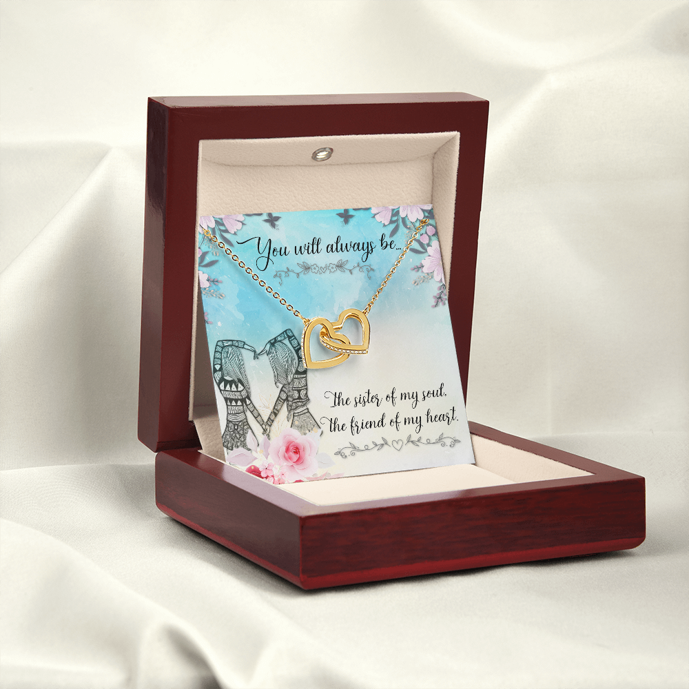 To My Sister You Will Always Be Inseparable Necklace-Express Your Love Gifts