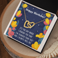 To My Sister Younger Than You Happy Birthday Inseparable Necklace-Express Your Love Gifts