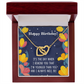 To My Sister Younger Than You Happy Birthday Inseparable Necklace-Express Your Love Gifts