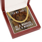 To My Son Be a Warrior Not a Worrier Cuban Chain-Express Your Love Gifts