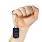 To My Son Difficult Road Necklace Stainless Steel or 18k Gold Dog Tag 24" Chain-Express Your Love Gifts